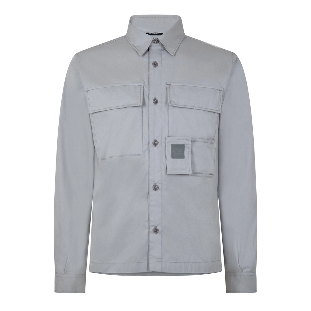 CP Company Shirts - Long Sleeve - Limestone 916